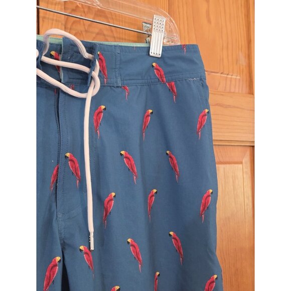 Bonobos‎ Swim Board Size 30 Shorts Toucan Parrots  9" Inseam - Picture 4 of 7